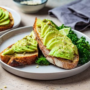 Avocado Toast (Brown Bread with Toasted butter served with lots of Feta Cheese and Lime squeezed salet served with Salsa Sause)